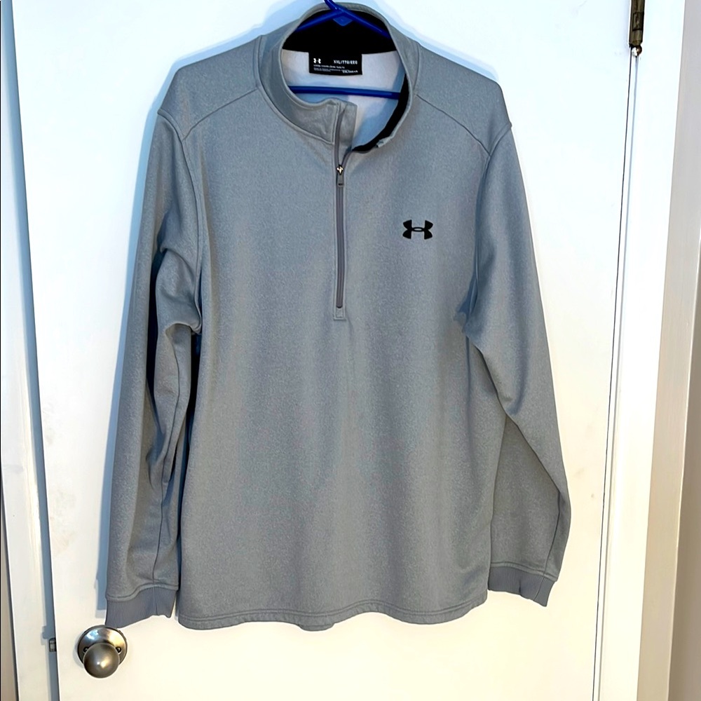 Men's Under Armour Gray ColdGear Pullover XXL/TTG